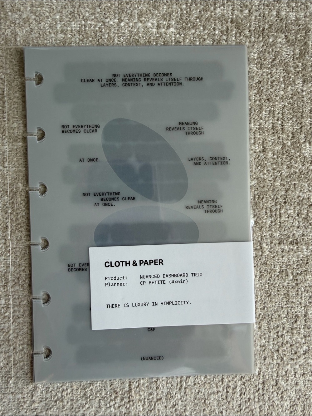 Cloth & Paper CP Petite Planner Bundle Dashboards Inserts Dividers Accessories - Picture 11 of 16